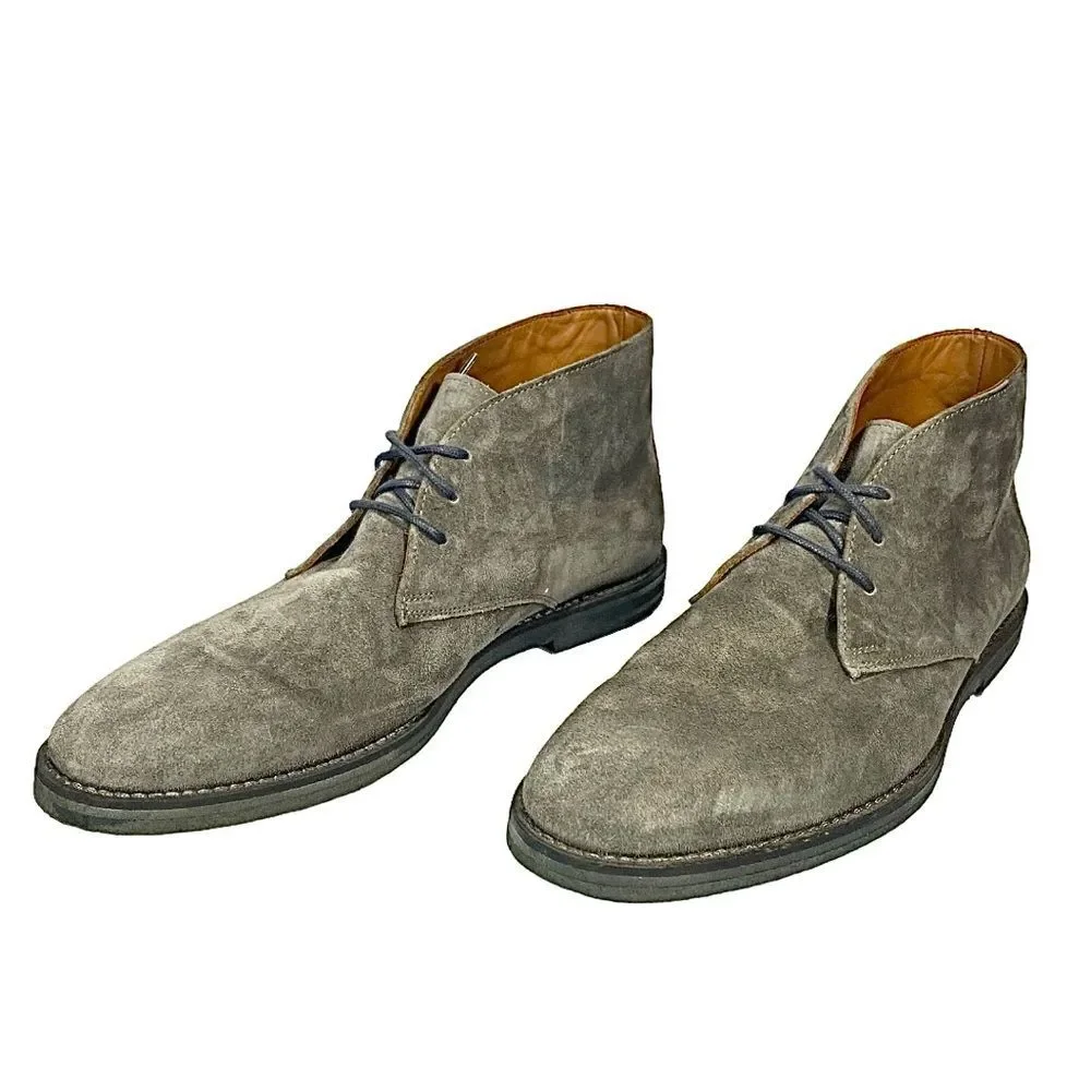 🔥 Bruno Magli “Joker” Gray Suede Chukka Boots – Italian Luxury | Size 10.5M